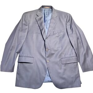 Peter Millar Mens Navy Blue 2 Button Blazer Sport Coat Jacket 42R